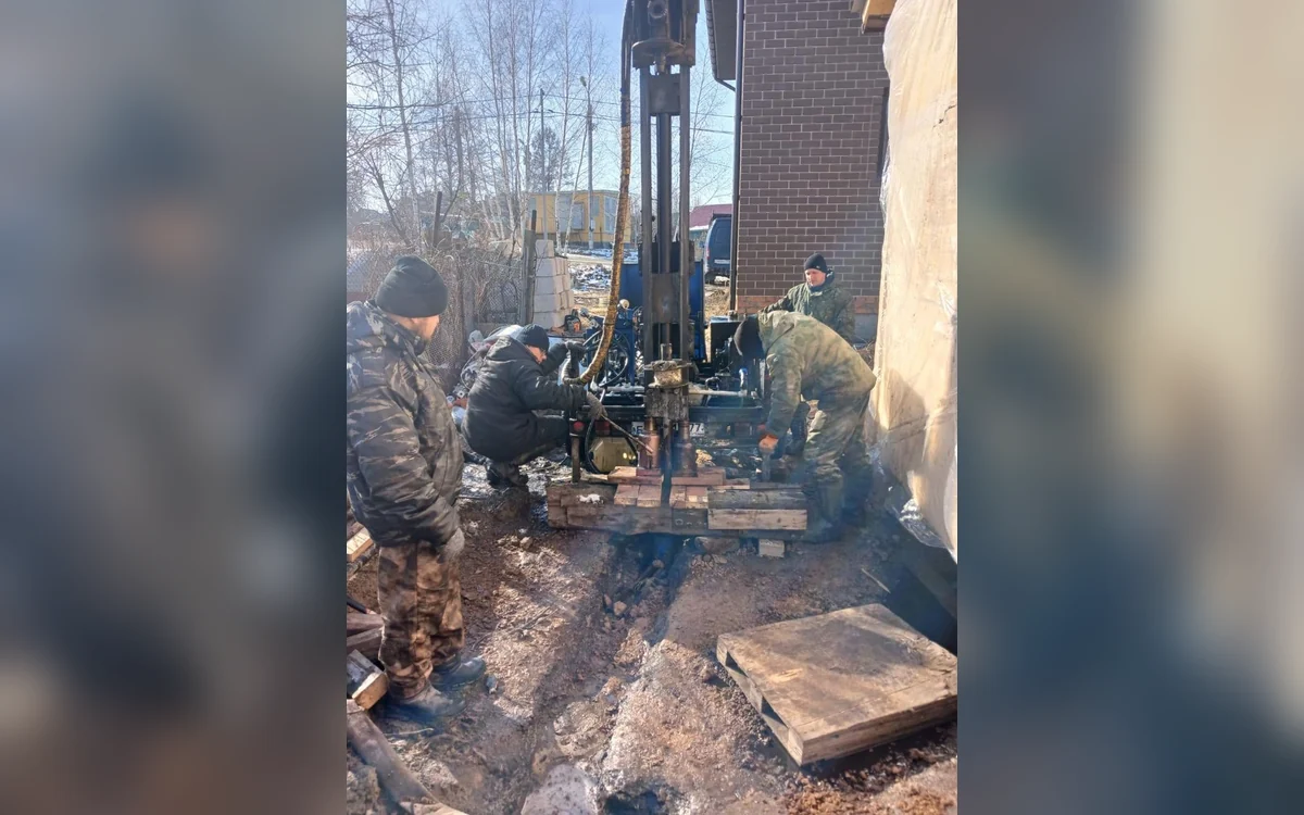 Скважина 55 м в Подольске Скважина 55 м в Подольске